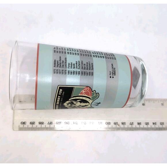 2004 Kentucky Derby 30 Mint Julep Glass Souvenir Horse Race Winner Smarty Jones - Picture 8 of 8